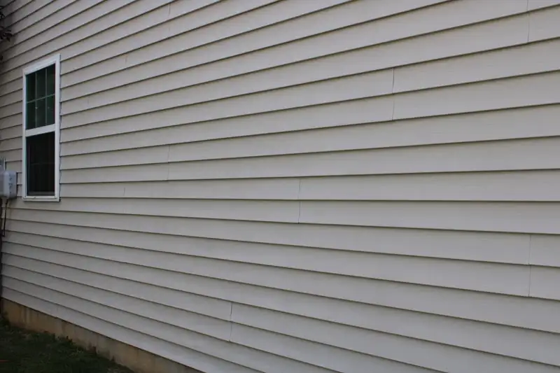 Pressure washing after