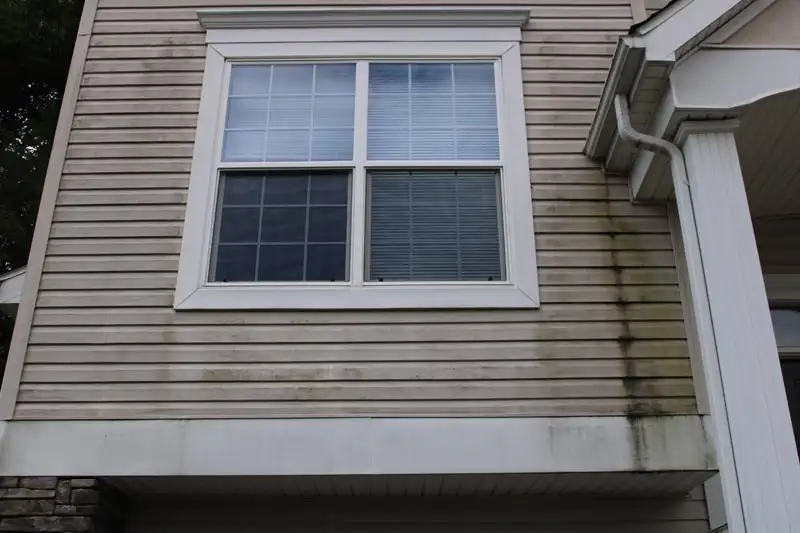 Pressure washing after